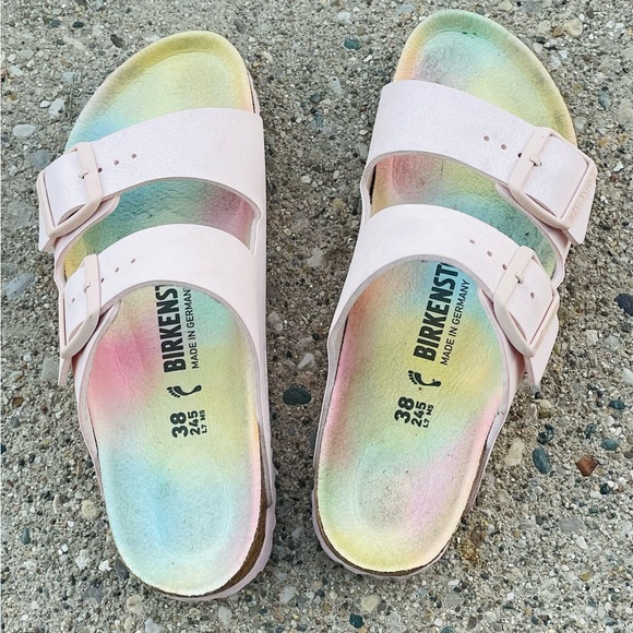 Birkenstock Ombré Rose Vegan Women’s Sandals - Picture 3 of 3